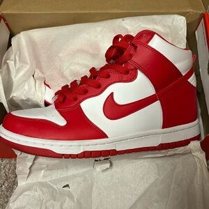 Championship Red High Dunks
